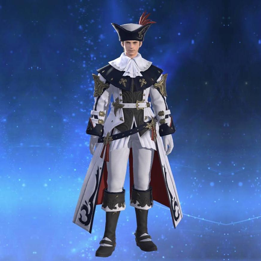 Valkyrie's Coat of Aiming's gearset image male.