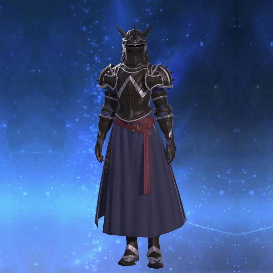 Valerian Terror Knight's Plate Mail's gearset image female.