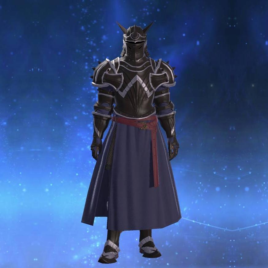 Valerian Terror Knight's Plate Mail's gearset image male.