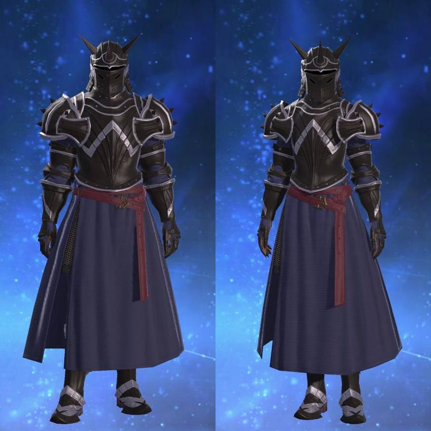 Valerian Terror Knight's Plate Mail's gearset image.