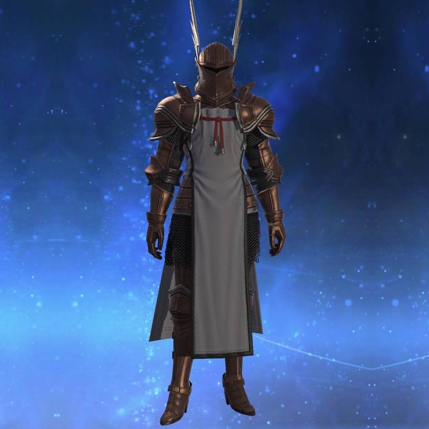 Valerian Dragoon's Mail's gearset image male.