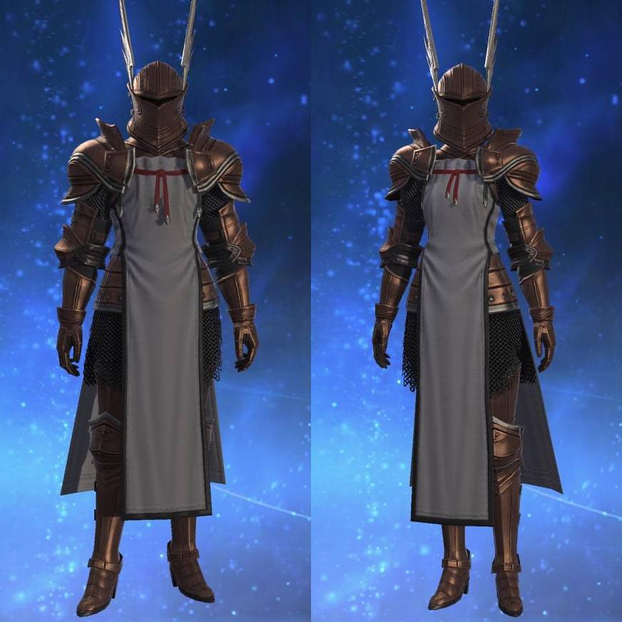 Valerian Dragoon's Mail's gearset image.