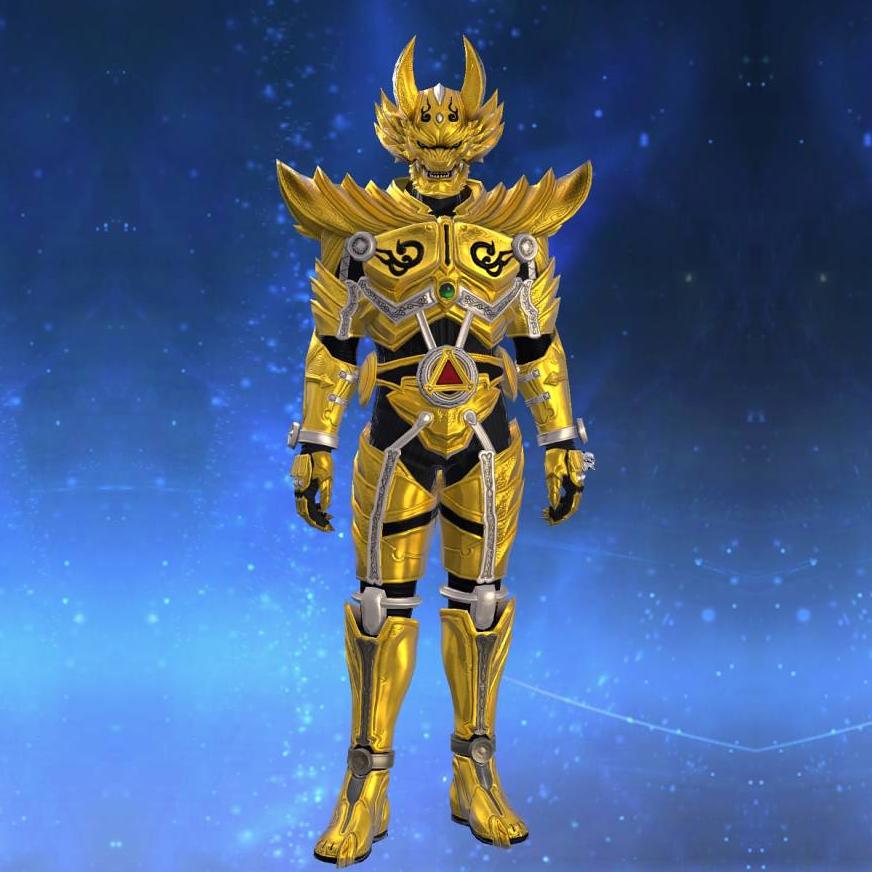 The Body of the Golden Wolf's gearset image male.