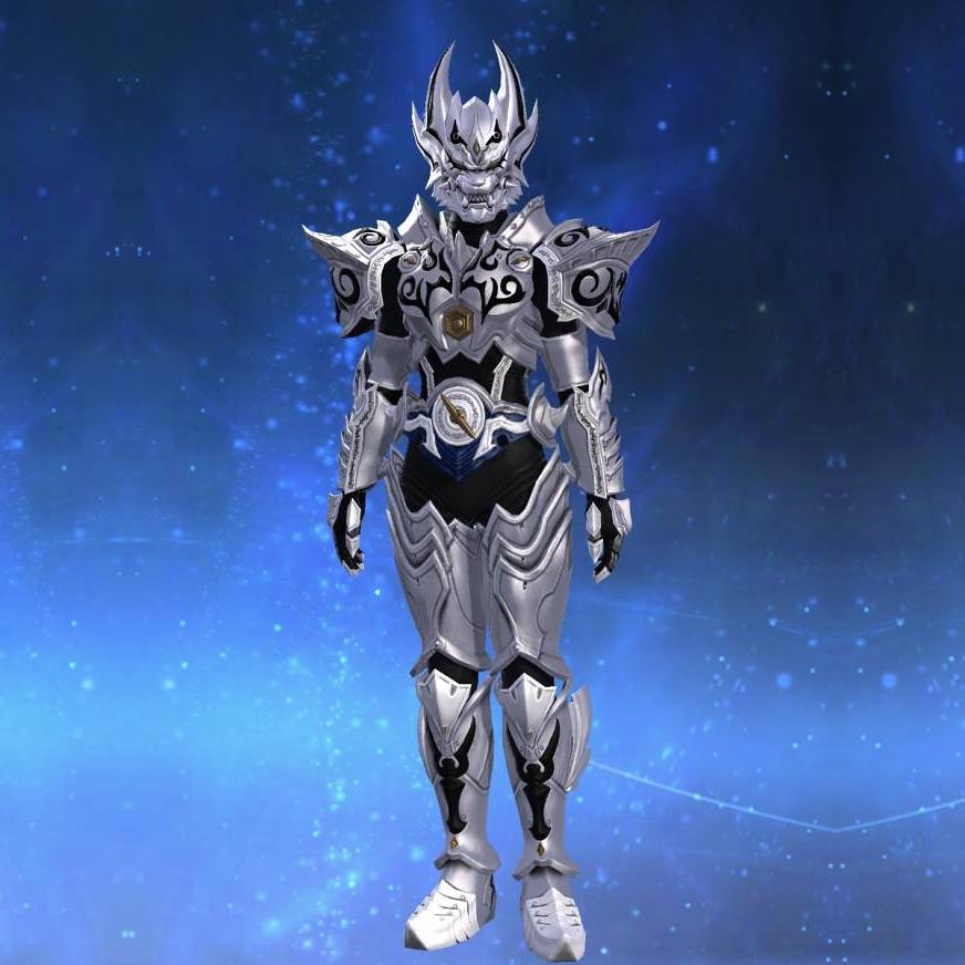 The Body of the Silver Wolf's gearset image female.