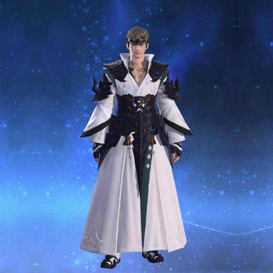 Asuran Dogi of Healing's gearset image male.