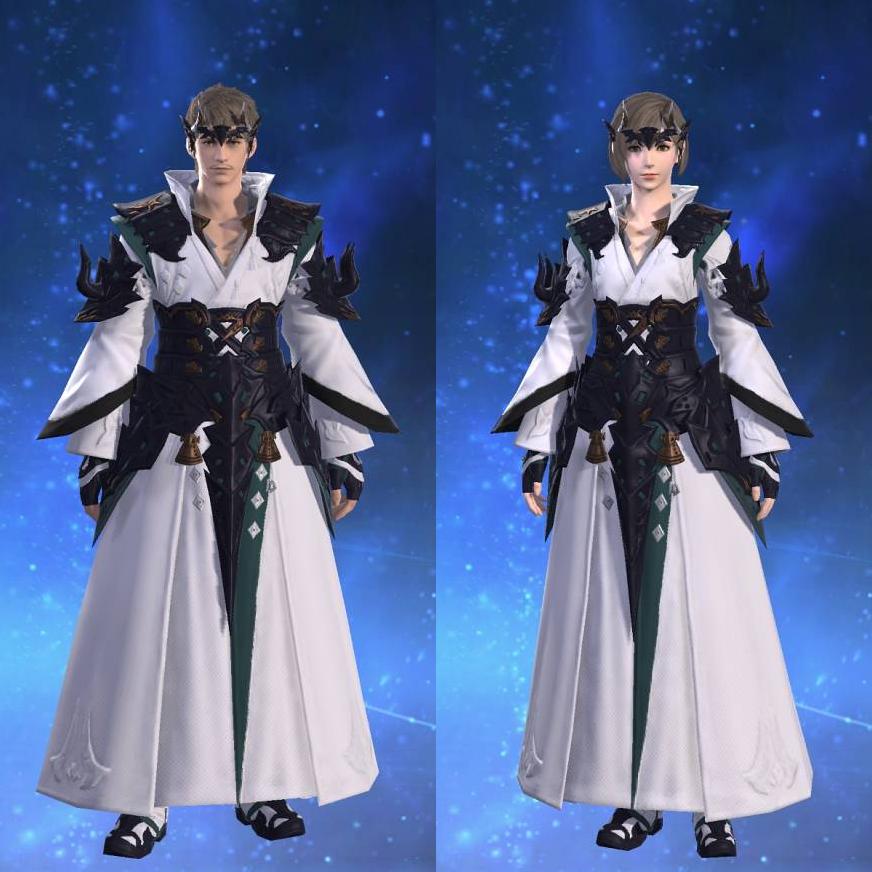阿修羅装束【学士】's gearset image.