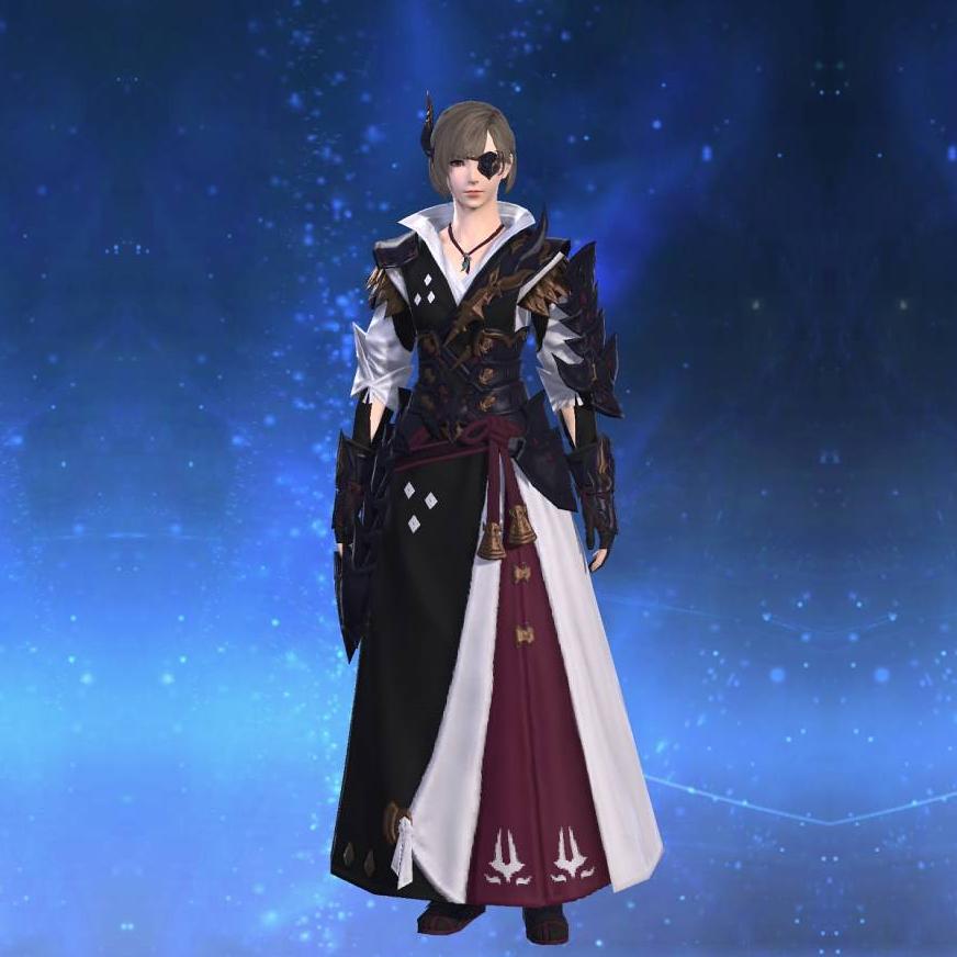 阿修羅装束【弓士】's gearset image female.