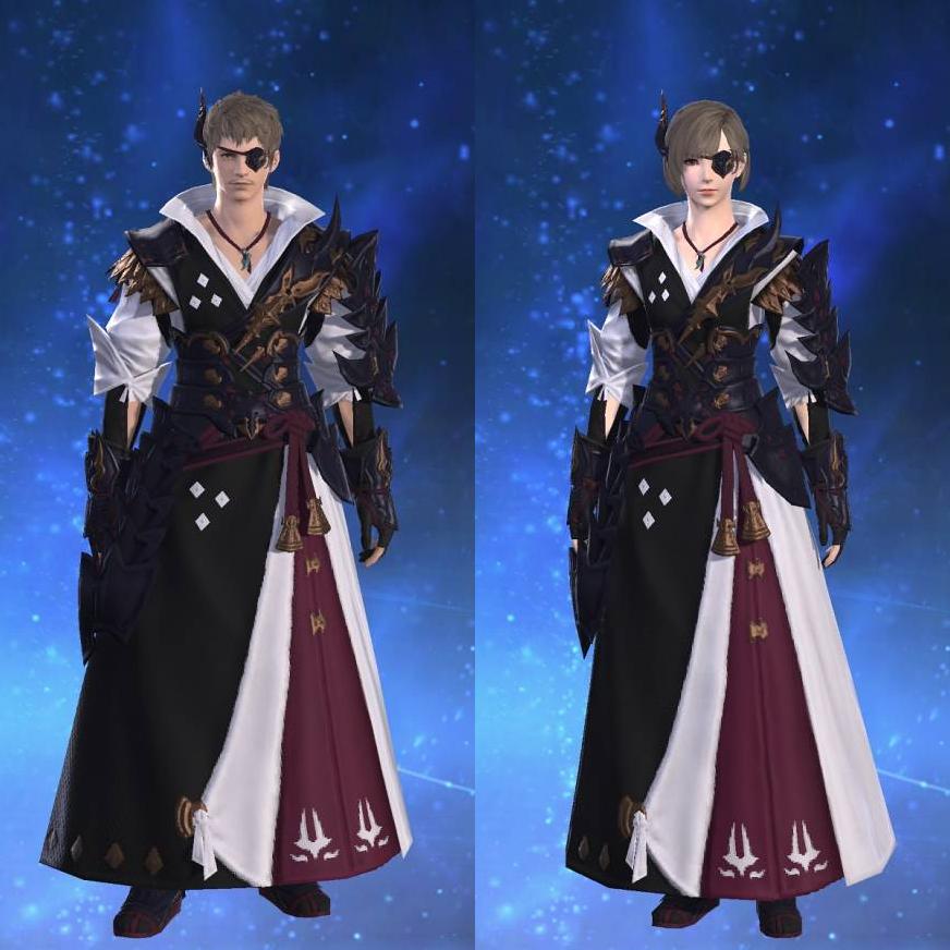 阿修羅装束【弓士】's gearset image.