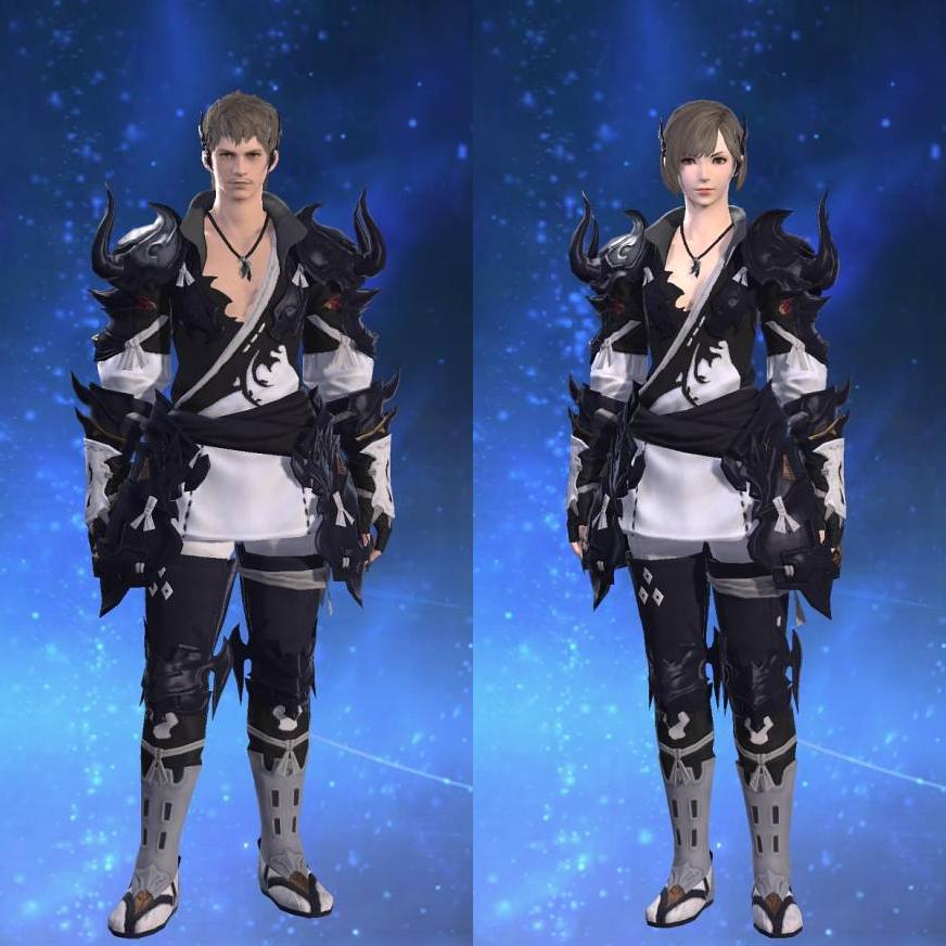 阿修羅装束【拳士】's gearset image.