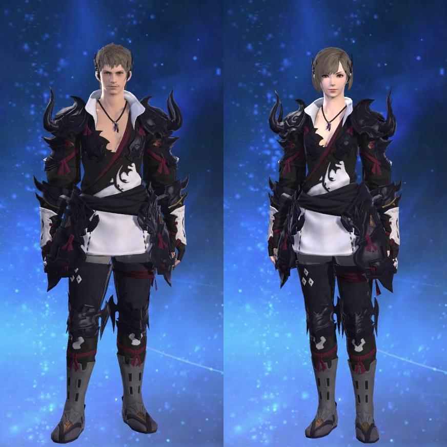 阿修羅装束【槍士】's gearset image.