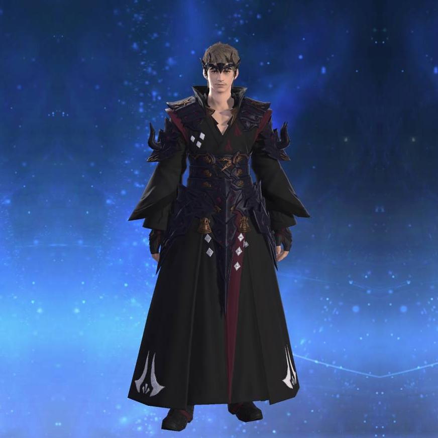 阿修羅装束【術士】's gearset image male.