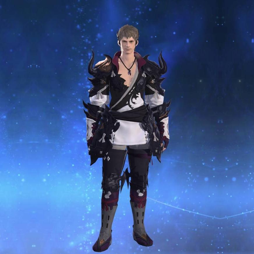 阿修羅装束【間士】's gearset image male.