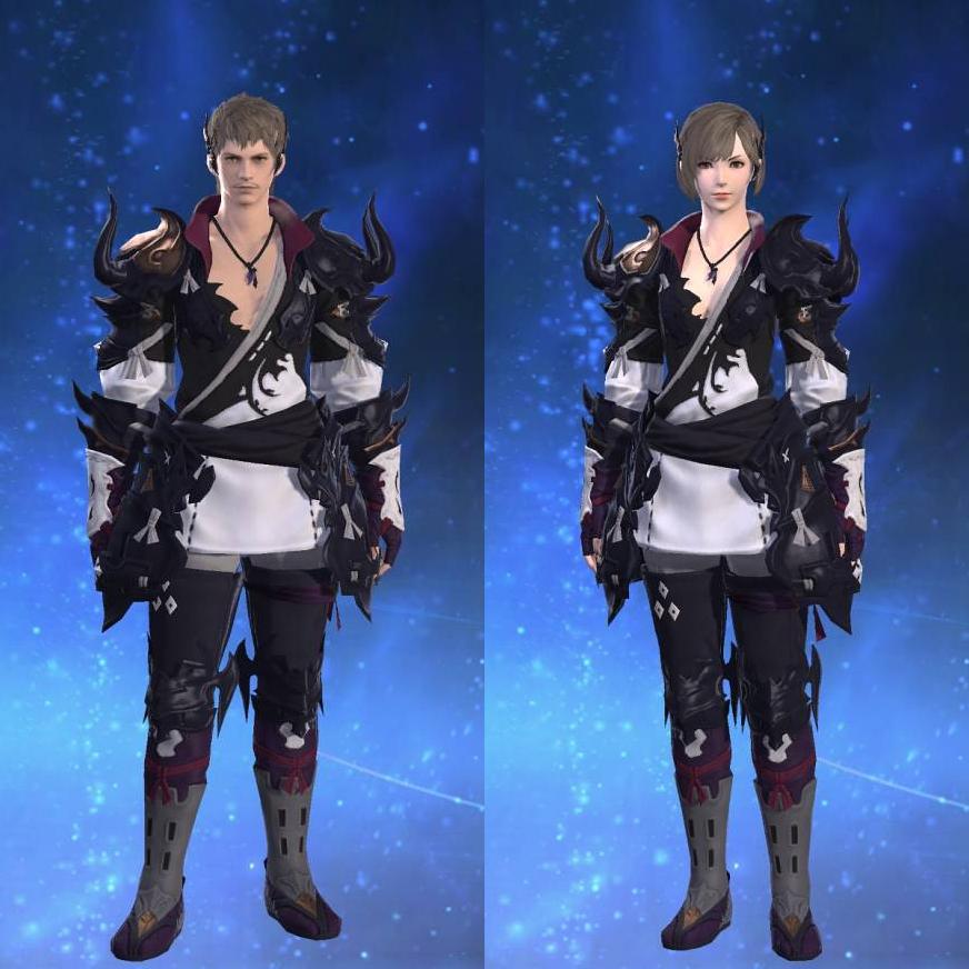阿修羅装束【間士】's gearset image.