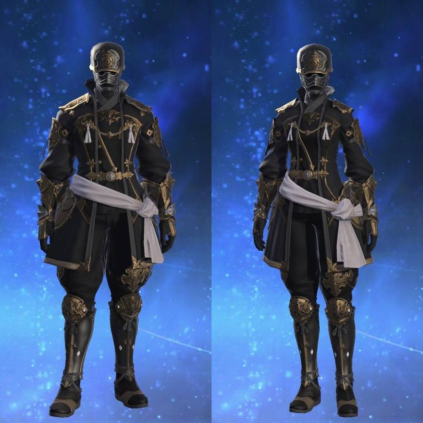 LV式装束's gearset image.