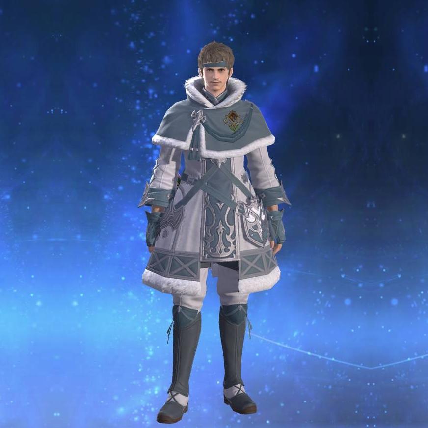 Alliance Coat of Healing's gearset image male.