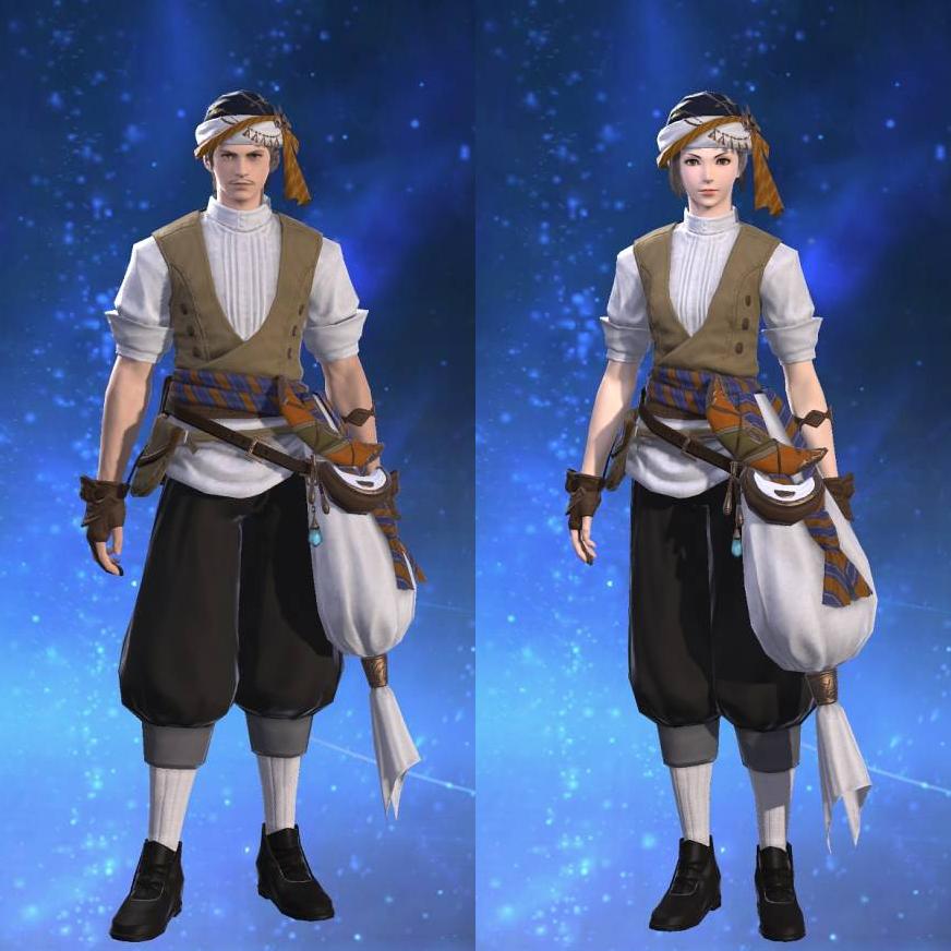 Augmented Ala Mhigan Doublet of Crafting's gearset image.