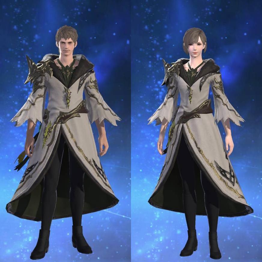 Ornate Indigo Ramie Robe of Casting's gearset image.