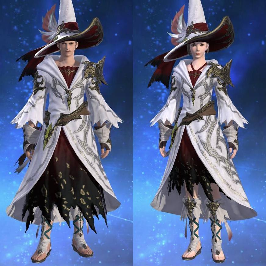 Indigo Ramie Robe of Healing's gearset image.