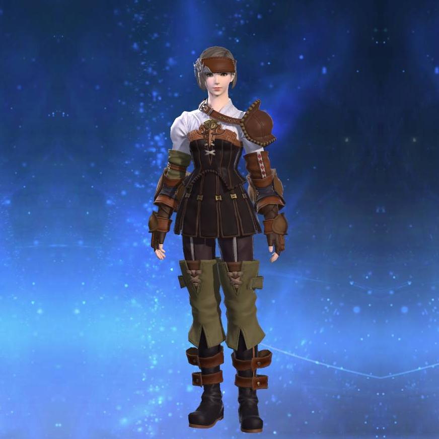 Ivalician Archer's Jacket's gearset image female.