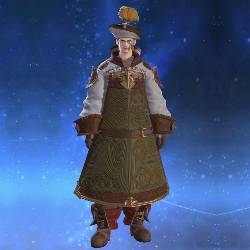 Ivalician Chemist's Robe's gearset image male.