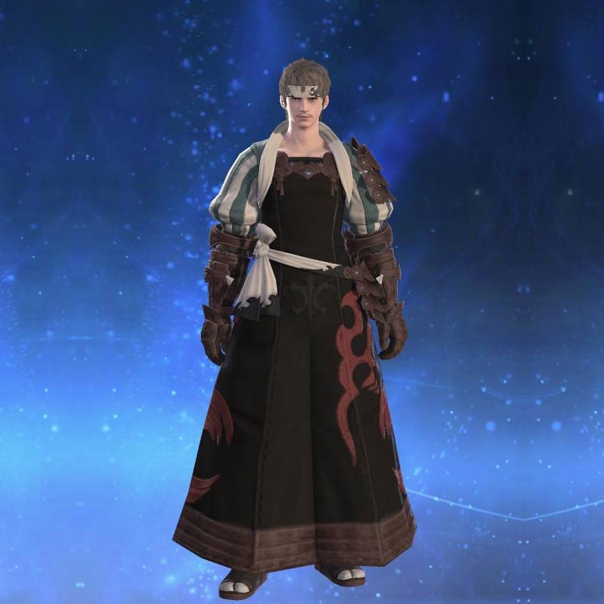Ivalician Samurai's Dogi's gearset image male.