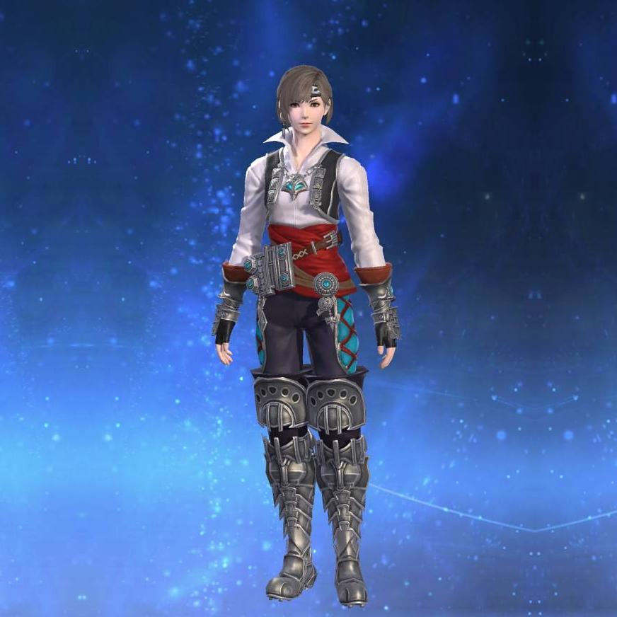 Ivalician Shikari's Jacket's gearset image female.