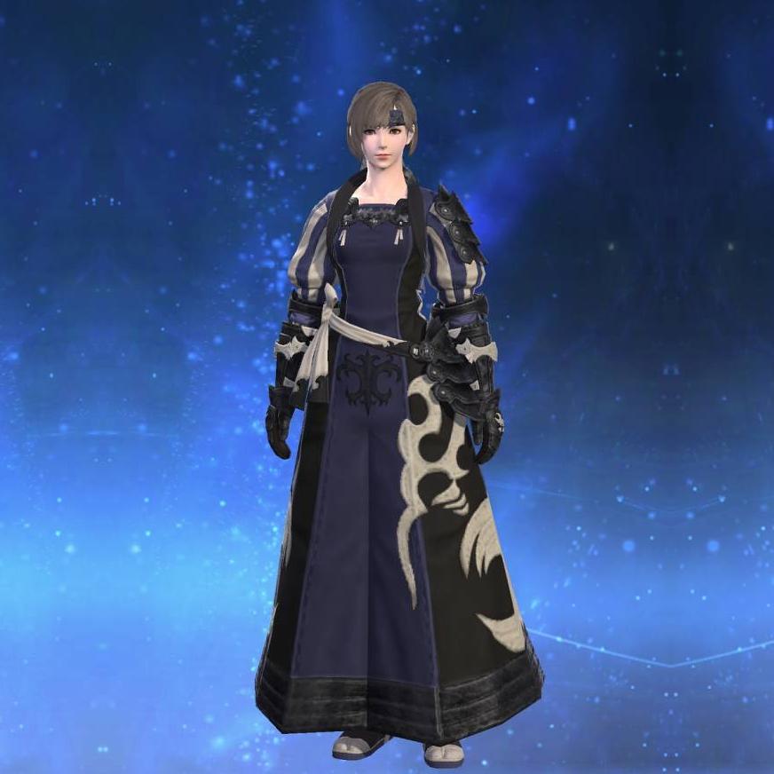Ivalician Martialist's Dogi's gearset image female.