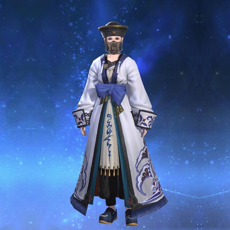 Ivalician Oracle's Coat's gearset image female.