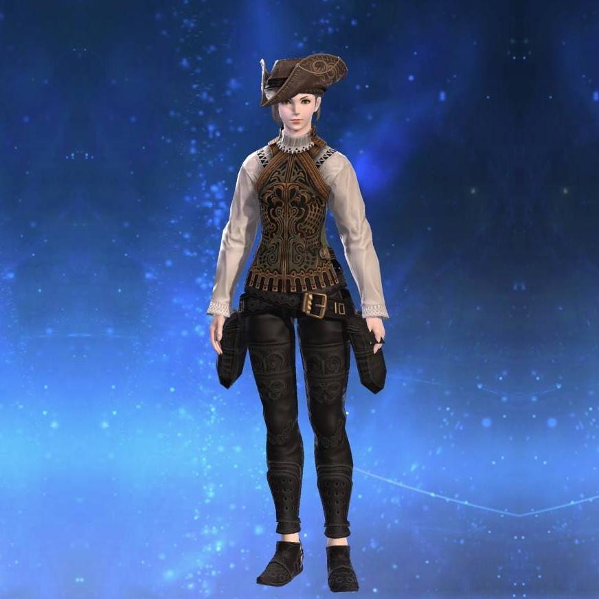 Ivalician Sky Pirate's Jacket's gearset image female.