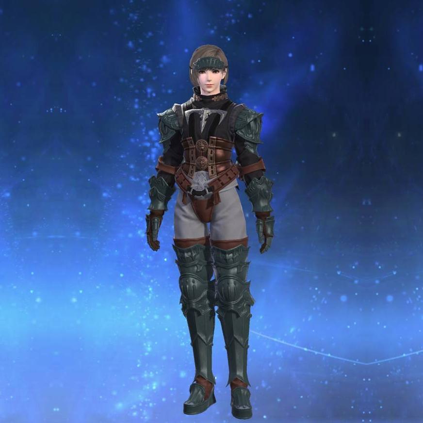 Ivalician Brave's Jacket's gearset image female.