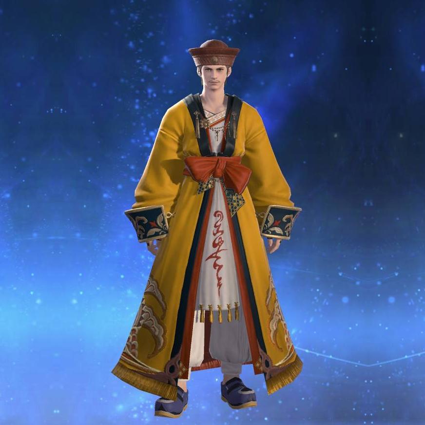 Ivalician Mystic's Coat's gearset image male.