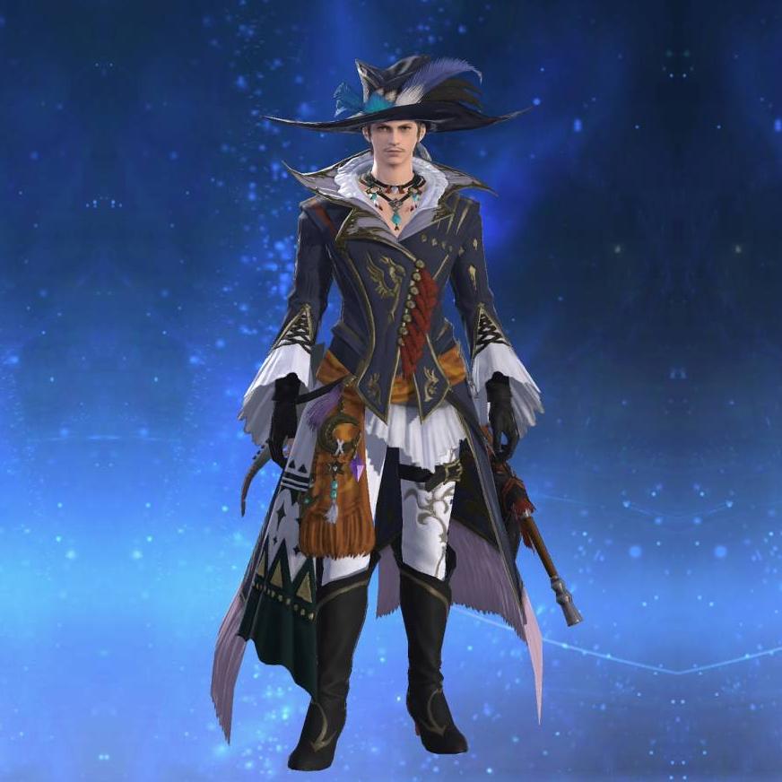 Antiquated Storyteller's Coat's gearset image male.