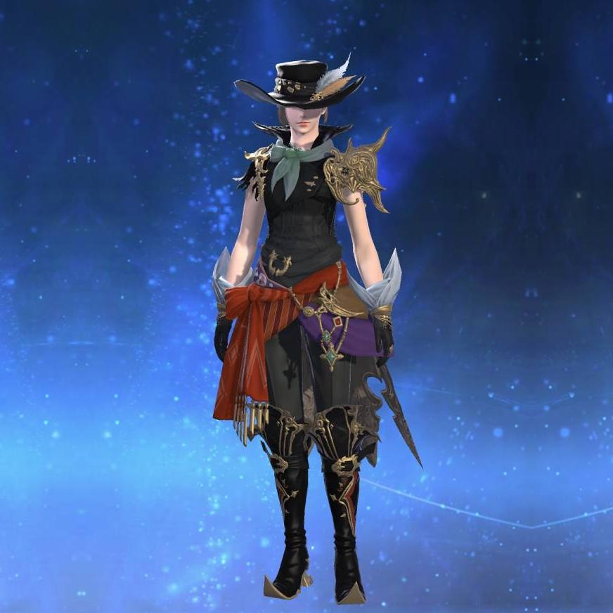 Elemental Jacket of Striking's gearset image female.