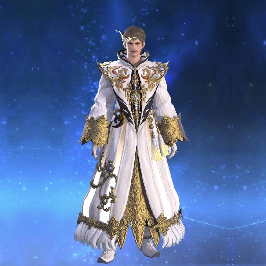 Elemental Coat of Healing +2's gearset image male.