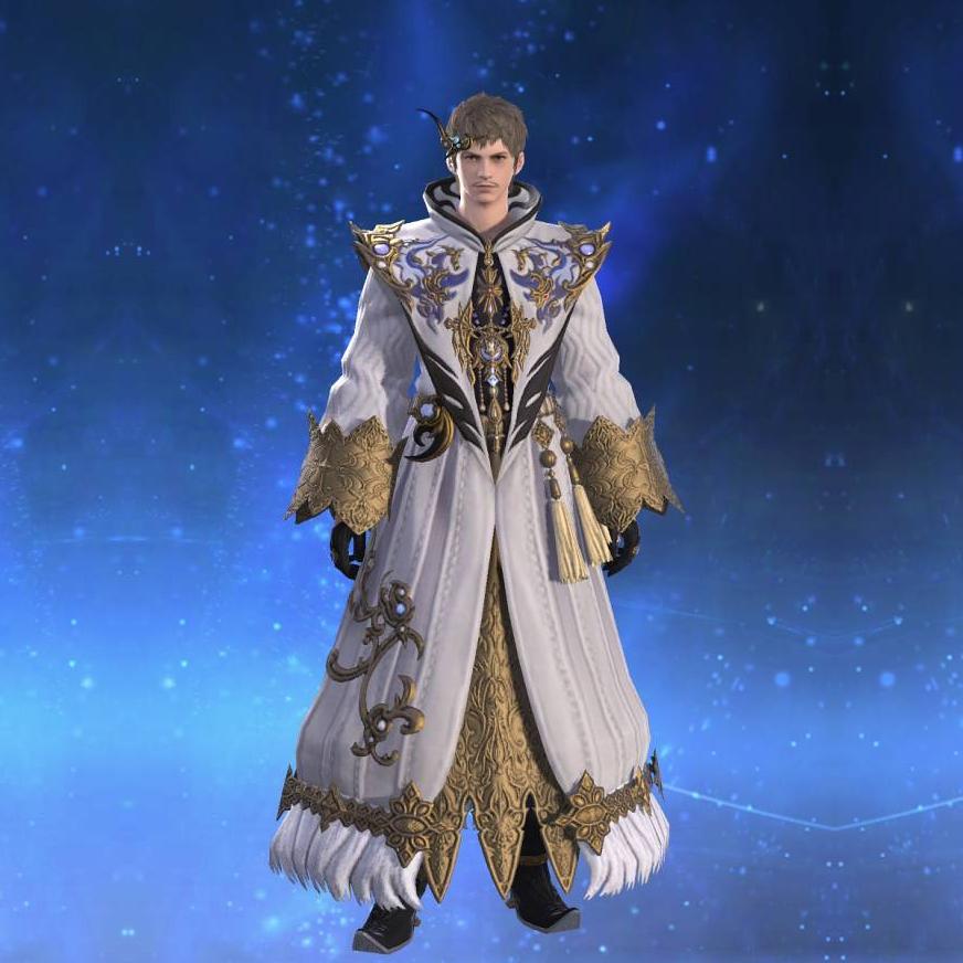 Elemental Coat of Healing's gearset image male.
