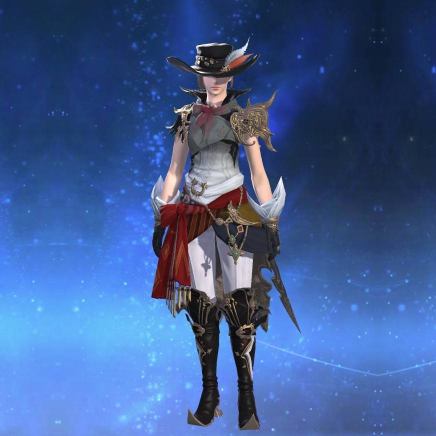 Elemental Jacket of Aiming's gearset image female.