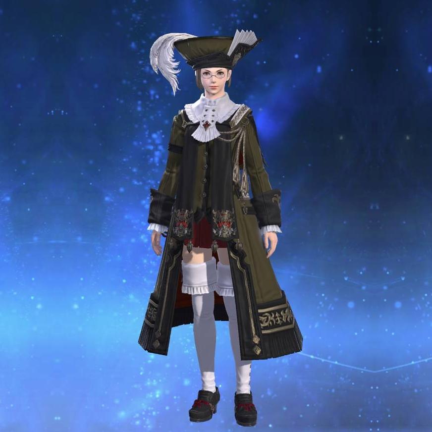 Anemos Orator's Coat's gearset image female.