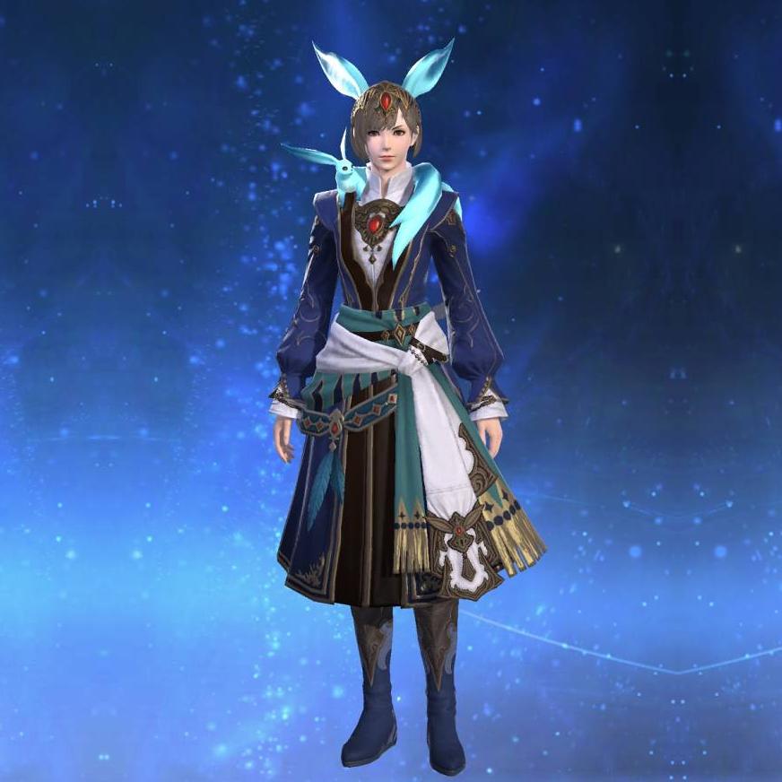カーバンクル・エメラルドアタイア's gearset image female.