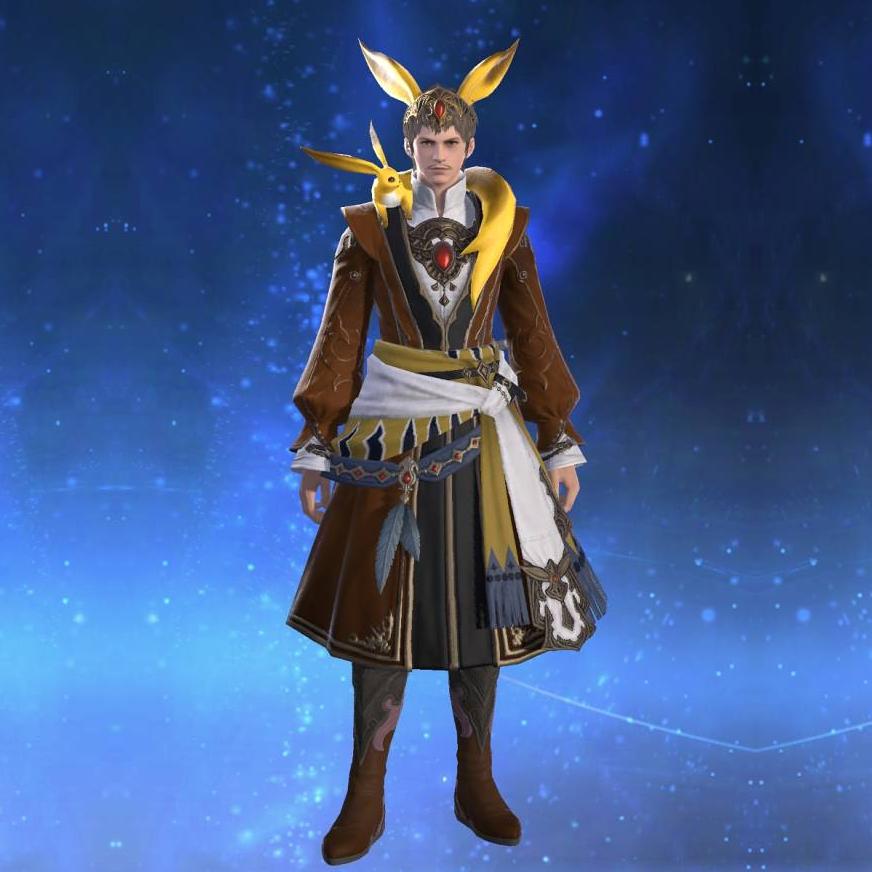 カーバンクル・トパーズアタイア's gearset image male.