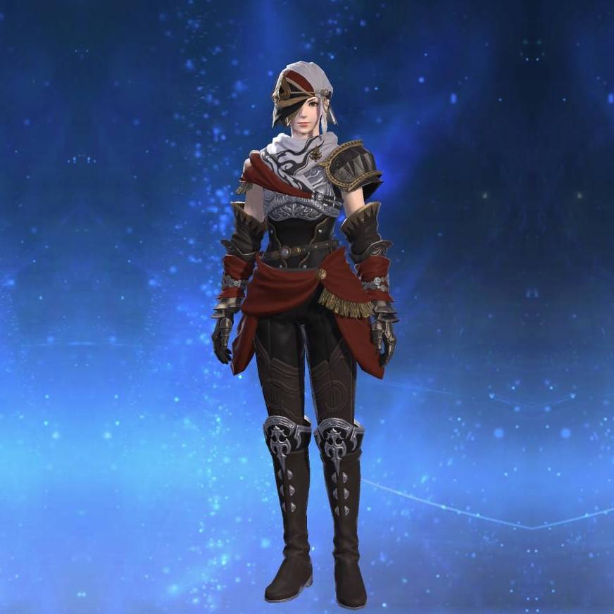 Carborundum Armor of Scouting's gearset image female.