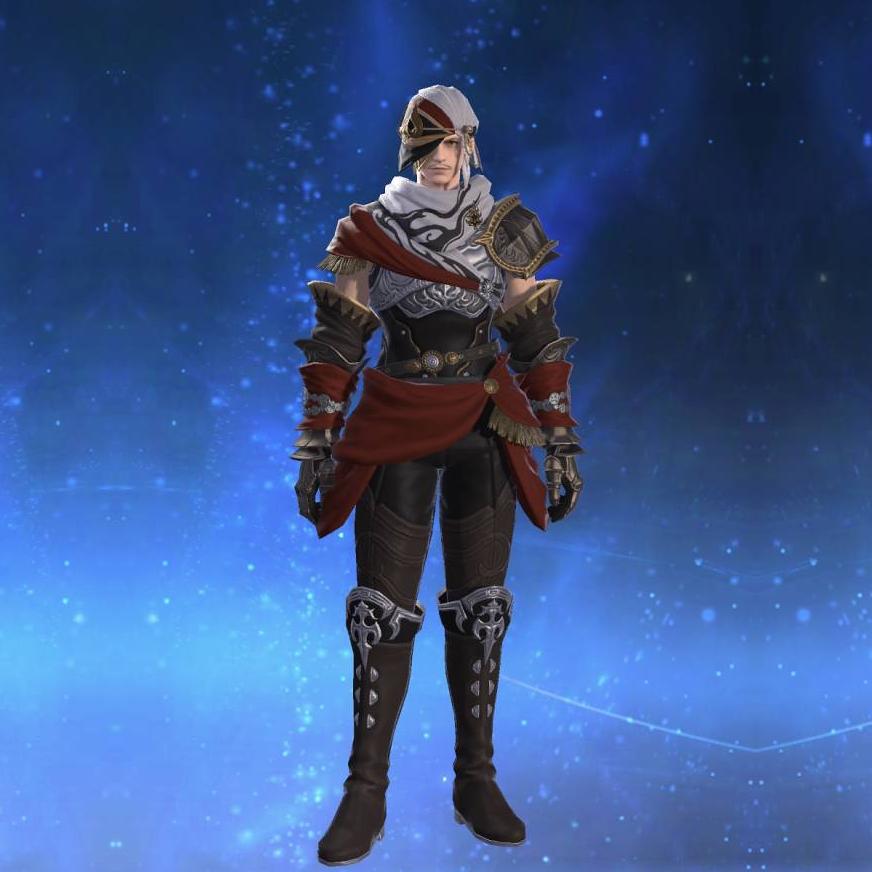 Carborundum Armor of Scouting's gearset image male.
