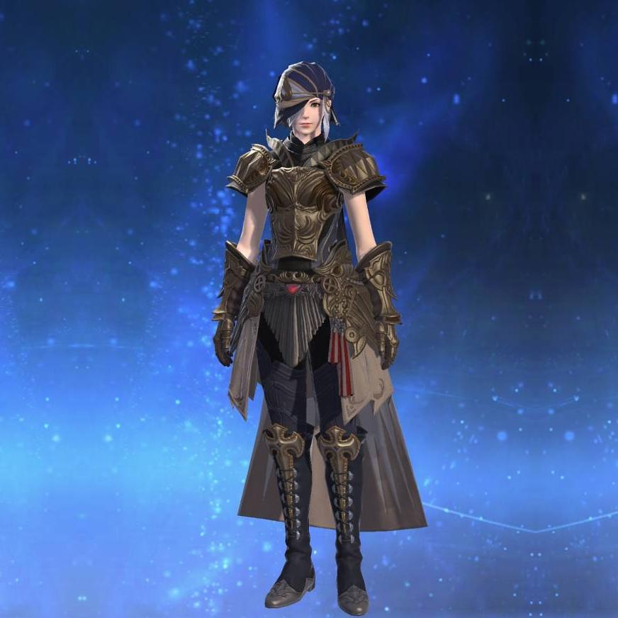Carborundum Armor of Striking's gearset image female.