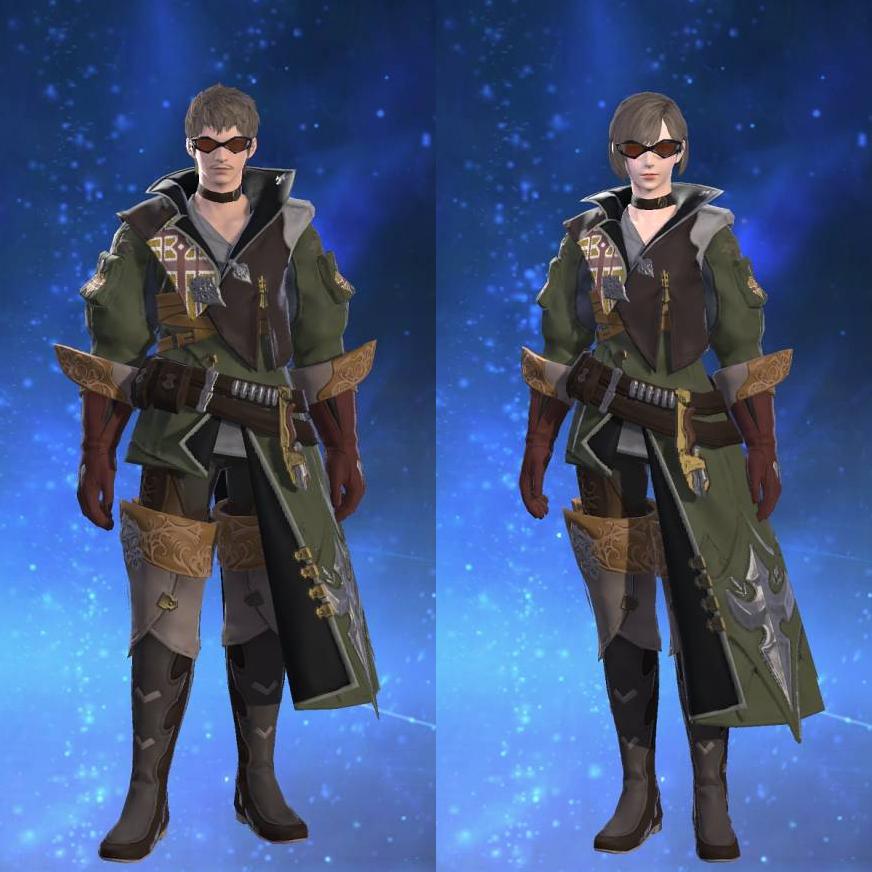 Anemos Gunner's Coat's gearset image.