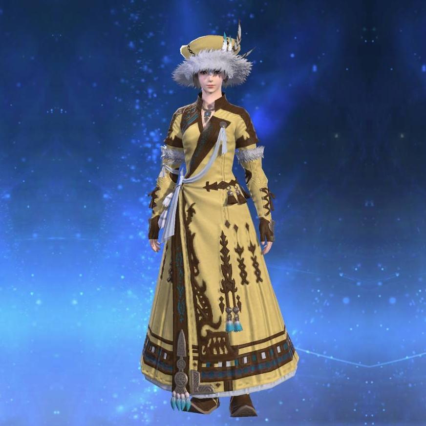 Kudzu Coat of Gathering's gearset image female.