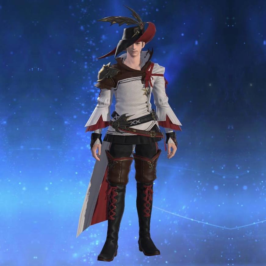 クズクロス・スカウトアタイア's gearset image male.