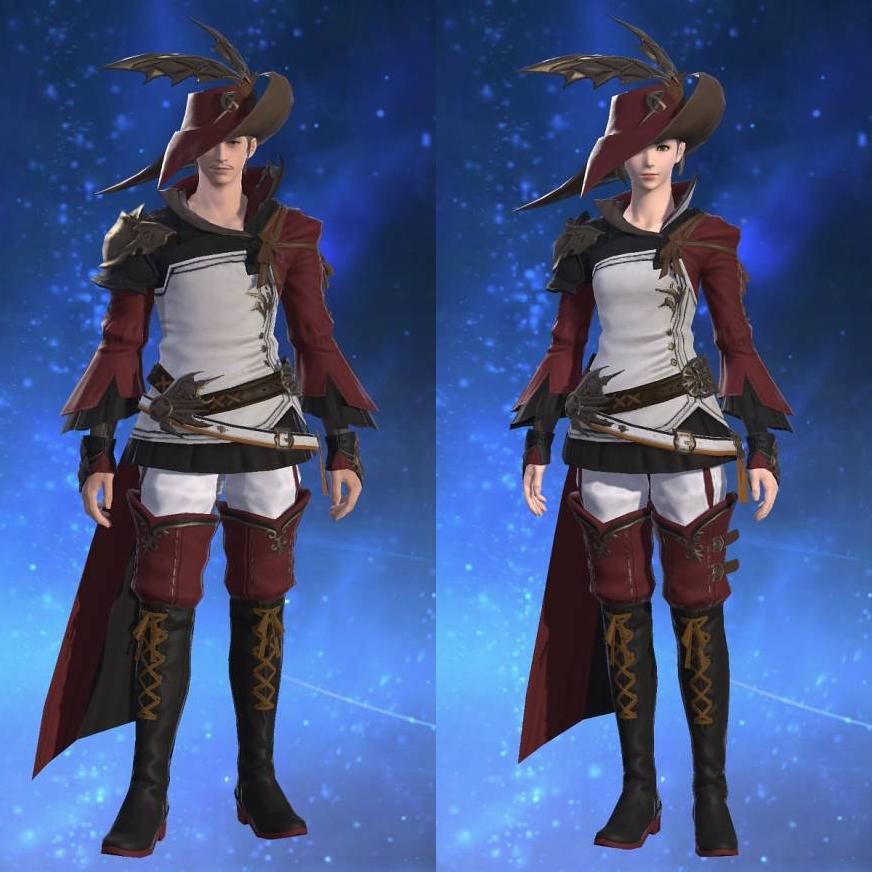 クズクロス・ストライカーアタイア's gearset image.