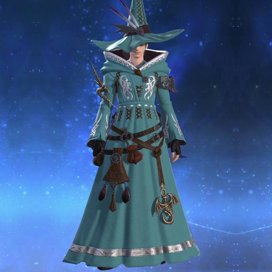 クズクロス・ヒーラーアタイア's gearset image male.