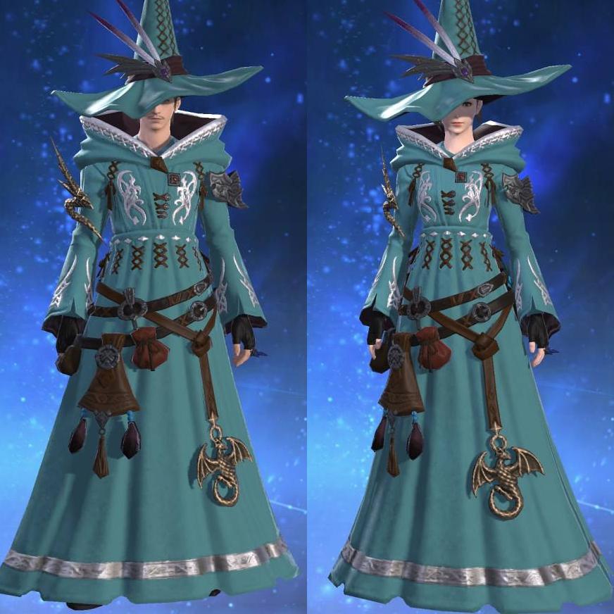 クズクロス・ヒーラーアタイア's gearset image.