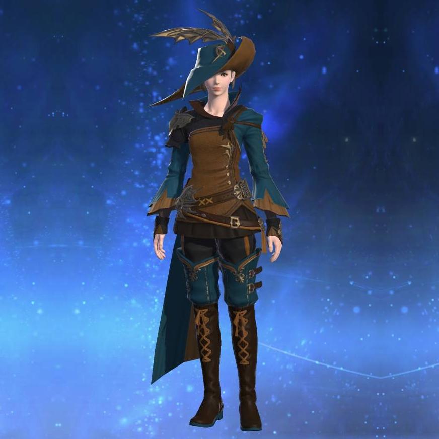クズクロス・レンジャーアタイア's gearset image female.