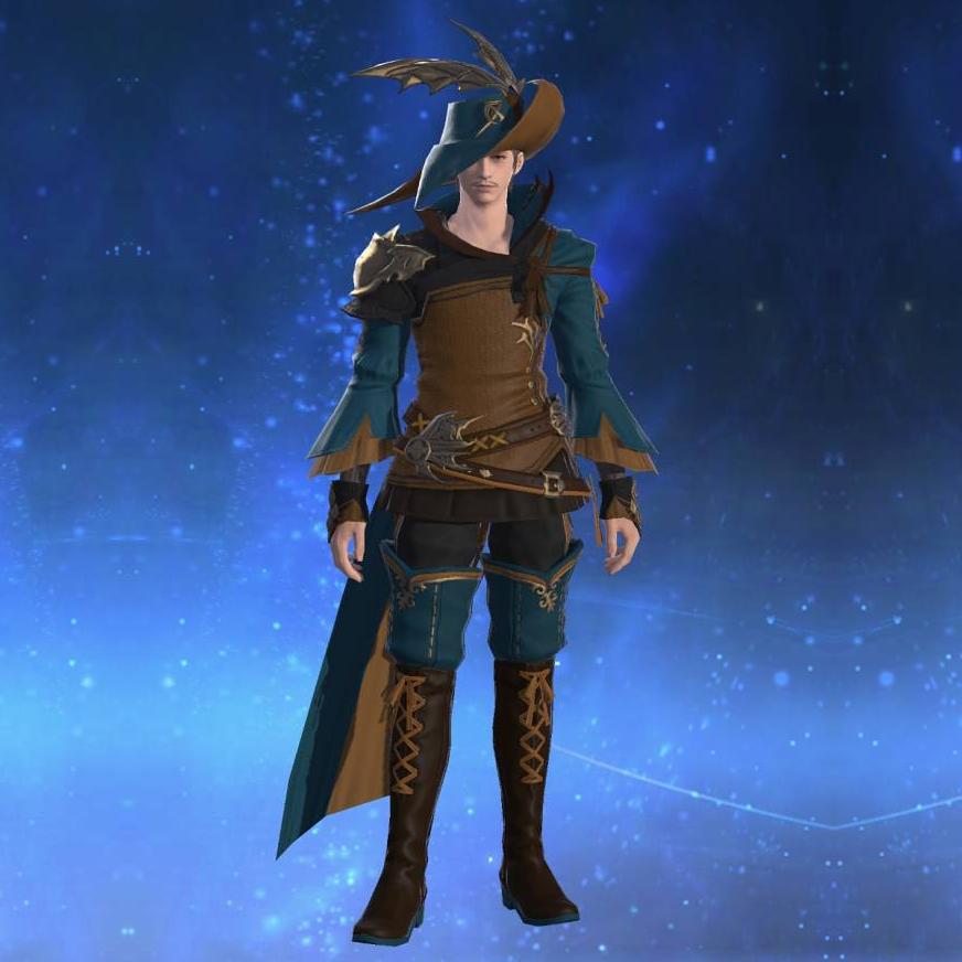 クズクロス・レンジャーアタイア's gearset image male.
